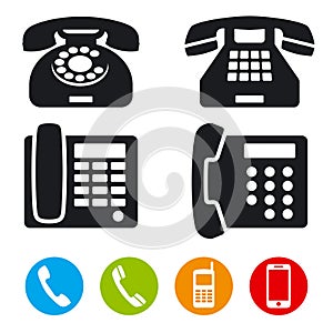 Phone vector icons