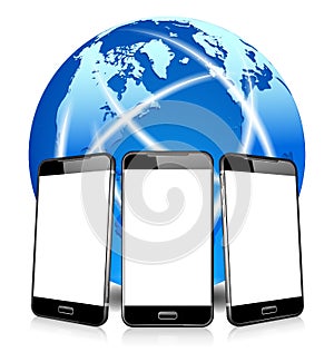 Phoning Phone Cell Smart Mobile Call, Phoning anywhere in the World photo