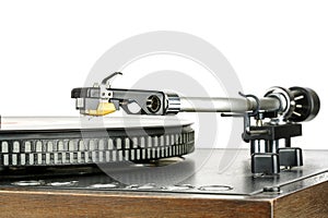 Phonograph cartridge, mounted to the tonearm
