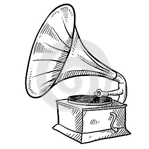 Phonograph sketch