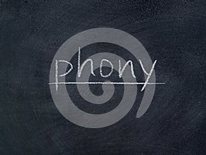 Phony photo