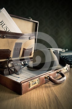 Phoreporter vintage briefcase