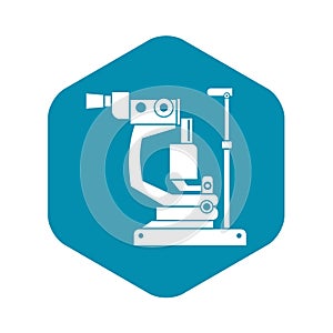 Phoropter icon, simple style