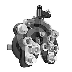 Phoropter Ophthalmic Testing Equipment Isolated