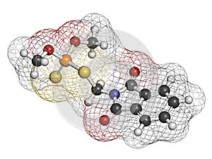 Phosmet organophosphate insecticide molecule photo