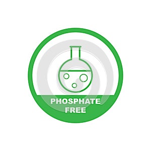 Phosphate free sign simple design