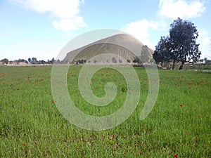 Phosphate mountain in khouribga