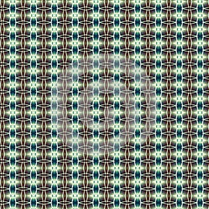 Phosphorescent and brown textile pattern and background