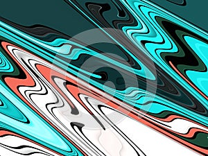 Phosphorescent waves lines, geometries, forms, colorful abstract background