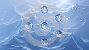 phosphorus pentachloride molecular structure, 3d model molecule, chlorinating reagent, structural chemical formula view from a