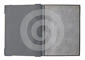 Photo album - open book with blank pages