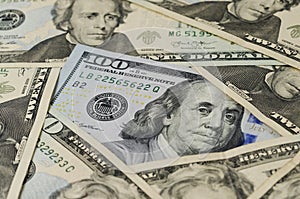 Photo of american dollars, business backgrounds
