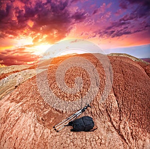 Photo bag and tripod