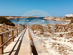 Photo of beach in Minorca, Spain.