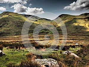 View from mount Snowdon Wales