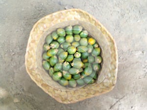 photo of betel nut as a complement to the traditional rituals of the Timorese tribe, Indonesiaï¿¼