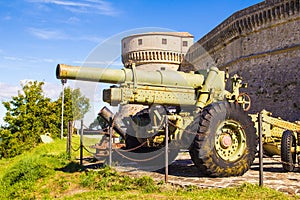 Photo of big tank at San Leo fortress