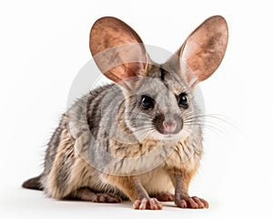 photo of bilby macrotis lagotis isolated on white background. Generative AI