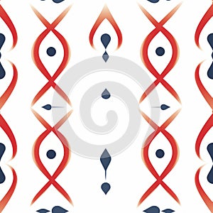Hypnotic Patterns: Mokosh Symbol In Kor Style Design photo