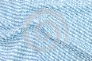 Photo of blue wave microfiber fabric texture