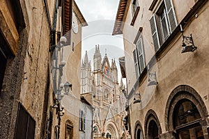 A Photo-Bomb By The 14th-Century Roman Catholic Cathedral of Orvieto, Italy