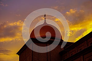 Building structure in one of the mosques