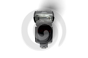 Photo camera flash isolated on white background