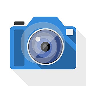 Photo camera flat icon