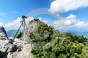 The photo camera in Great Rozsutec hill