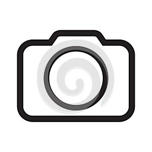 Photo camera icon vector