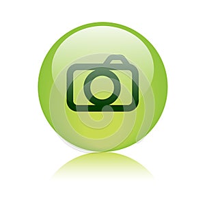 Photo camera icon web button