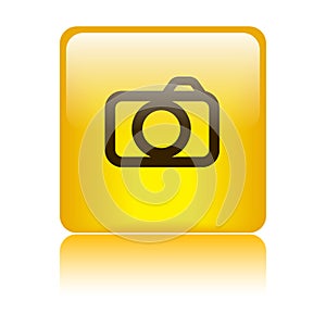 Photo camera icon web button