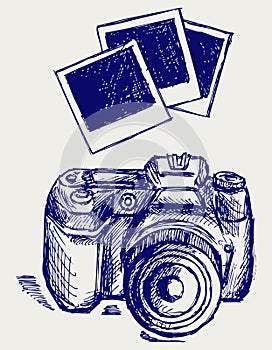 Photo camera illustration