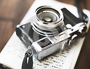 Photo Camera Old Photography Hobby Concept