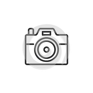 Photo camera outline icon