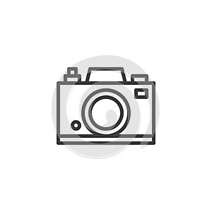 Photo camera outline icon