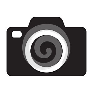 Photo camera vector icon