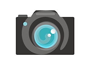 Photo camera vector icon