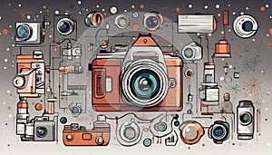 Photo cameras and accessories