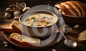 A picture of Clam Chowder photo