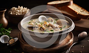 A picture of Clam Chowder photo