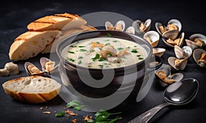 A picture of Clam Chowder photo