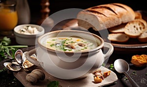 A picture of Clam Chowder photo