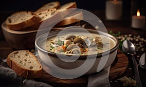 A picture of Clam Chowder photo