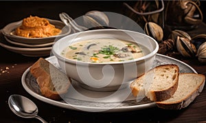 A picture of Clam Chowder photo