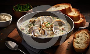 A picture of Clam Chowder photo