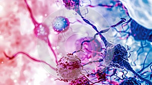 Photo of a cancer biopsy sample being analysis.