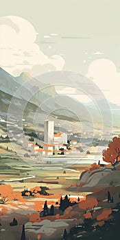 Soft Color Palette Foothills In Split, Croatia Inspired By Krenz Cushart photo
