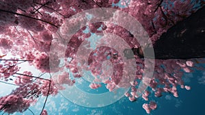 Beneath the Blossoming Magnolia Tree Generative AI