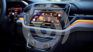 A Photo of a Car Rental Infotainment System